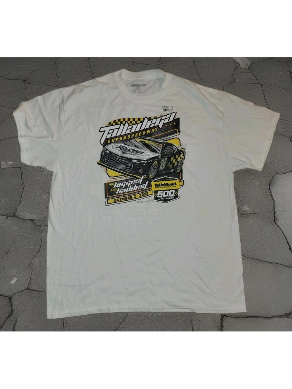 Joey Logano 2022 Nascar YellaWood 500 At Talladega T Shirt Size XL